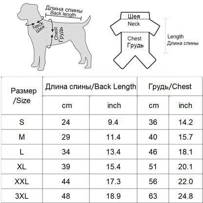 Autumn Winter Pet Dog Waterproof Warm Coat Cotton Hooded Jacket the Dog Face Small Dogs Cat Reflective Pet Clothes Winter Coat