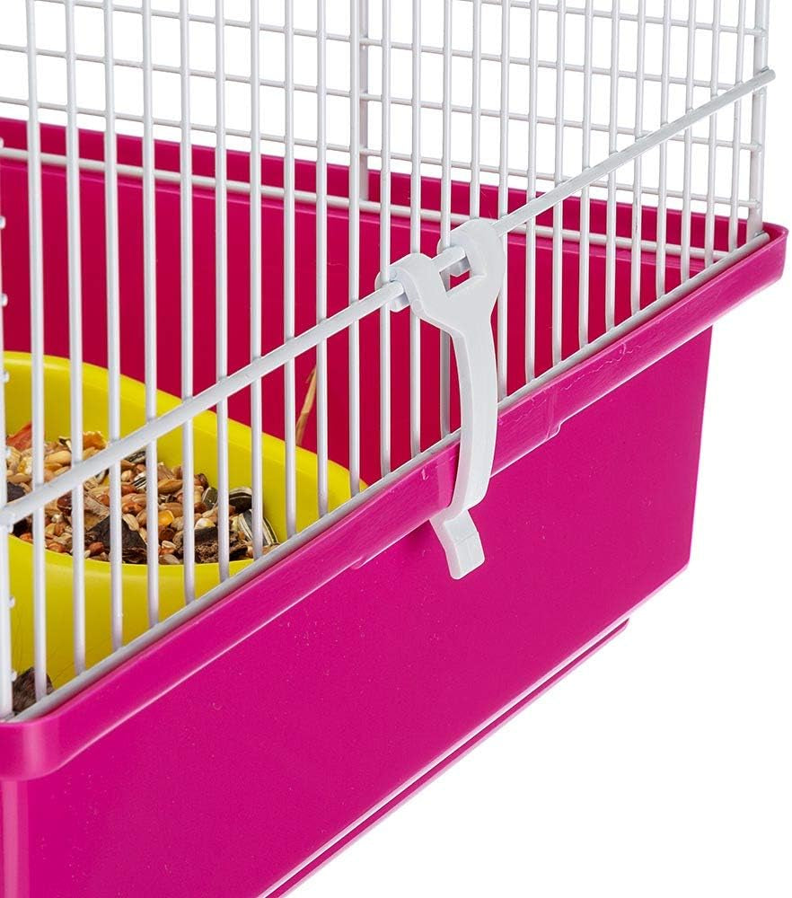 Laura Small Hamster Cage | Fun & Interactive Cage Measures 18.11L X 11.61W X 14.8H & Includes All Accessories